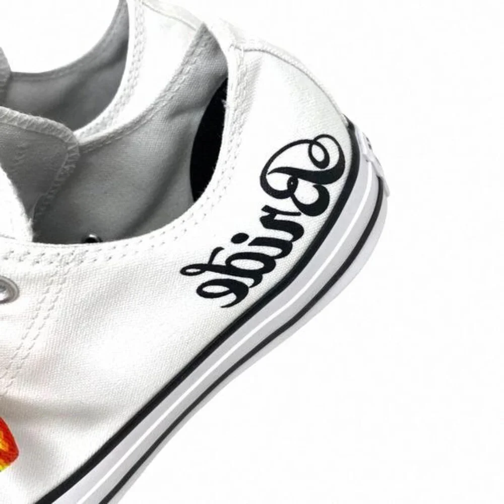 Converse Ctas OX Low Wedding White Canvas Women's Multi 171213C- Custom Sneakers